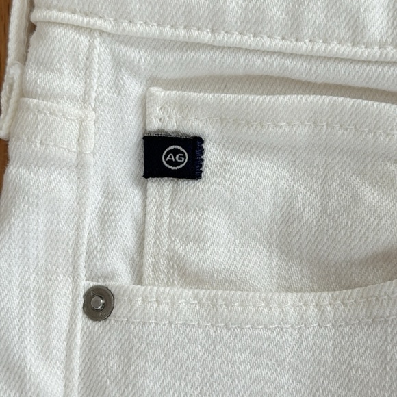 AG Adriano Goldschmied The Stevie Slim Straight White Size 27 - Picture 6 of 12